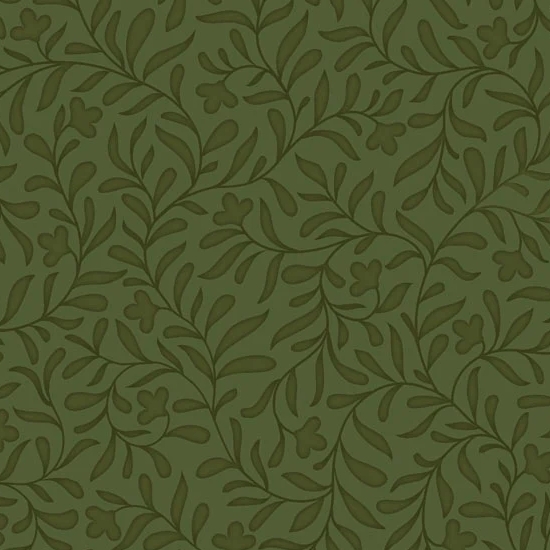 Cider Mill Harvest Vine Green from P&B Textiles