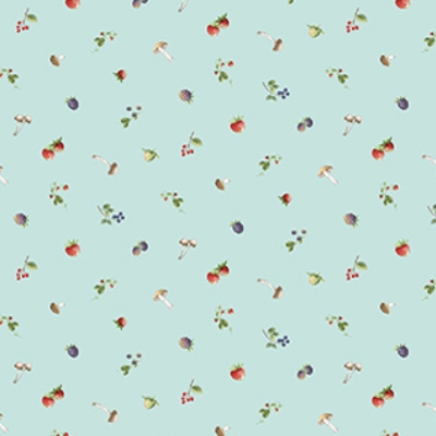 Country Mouse Berry Toss Blue Multi from Northcott Fabrics
