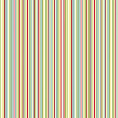 Country Mouse Barcode Stripe White Multi from Northcott Fabrics