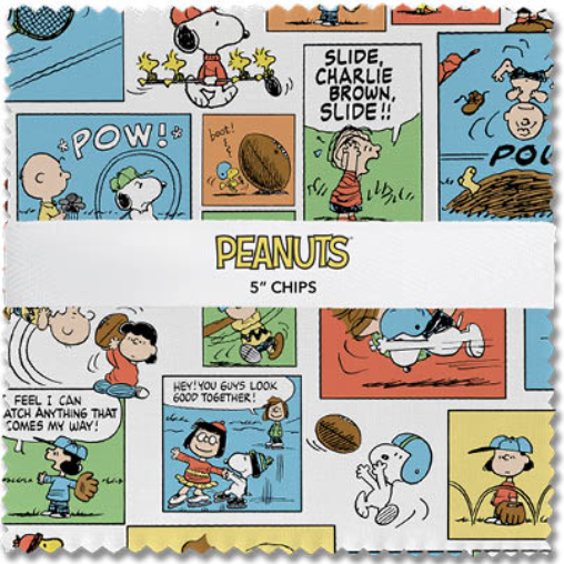Peanuts 5" Chips from Northcott Fabrics
