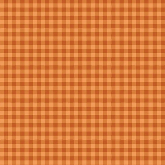 Cider Mill Harvest Gingham Orange from P&B Textiles