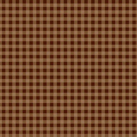 Cider Mill Harvest Gingham Brown from P&B Textiles