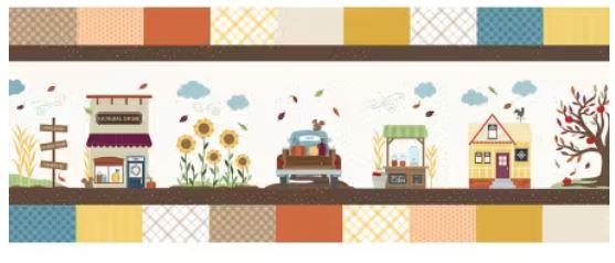 Autumn Acres Bench Pillow Machine Embroidery Designs by Kimberbell