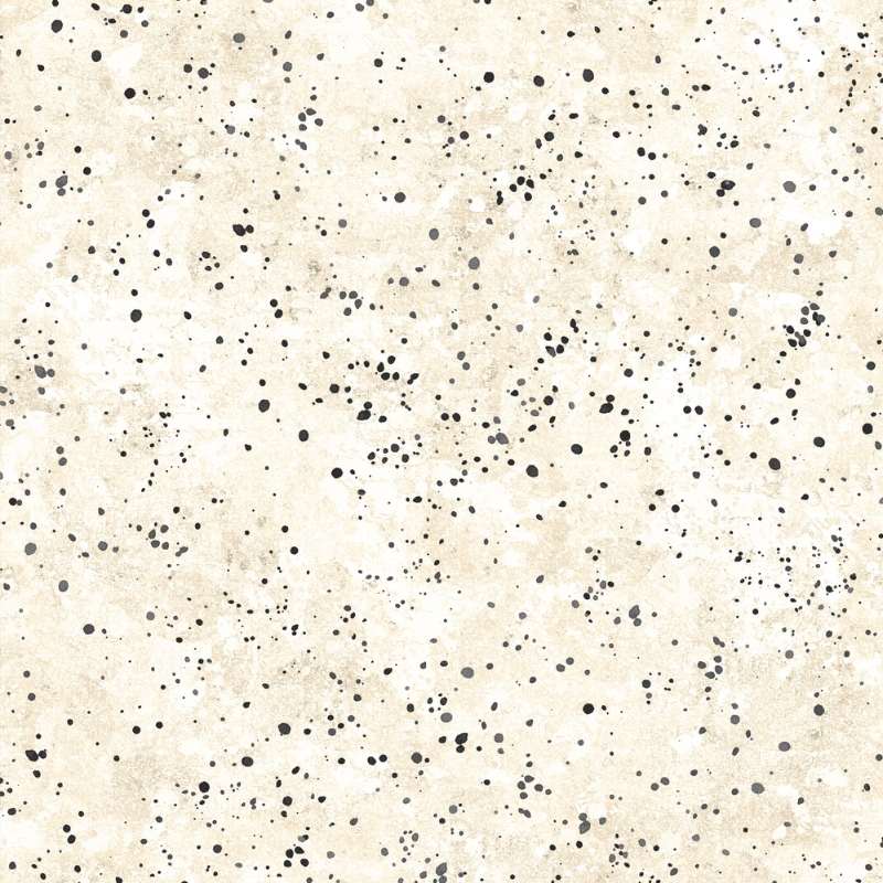 Poinsettia Radiance Dots Cream/Black from Lumin Fabrics