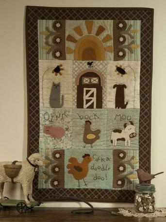 Oink-Bock-Moo Quilt Pattern