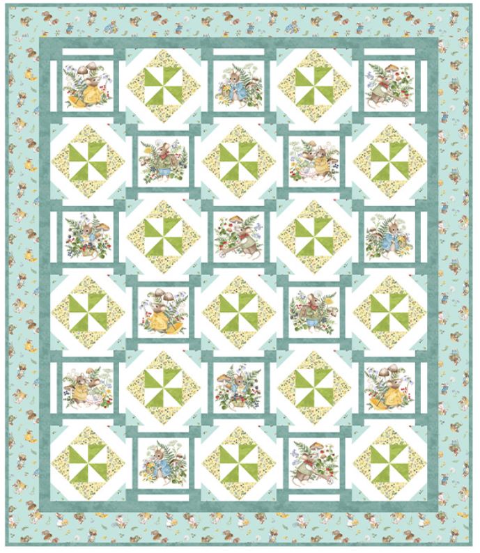 Country Mouse Quilt by Northcott