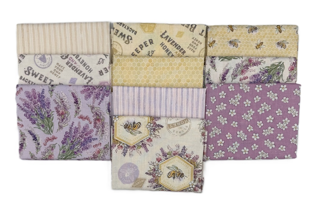 Sweet Honey Bee Fat Quarter Bundle by Lumin