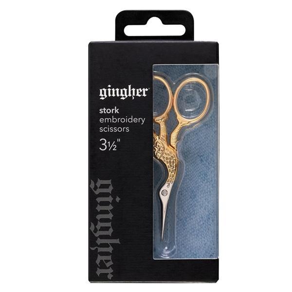 Gingher Stork Embroidery Scissors 3.5"