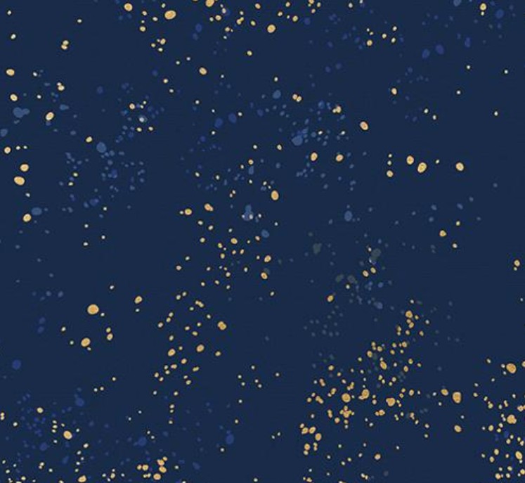 Speckled Canvas Metallic Navy by Rashida Coleman Hale from Ruby Star Society