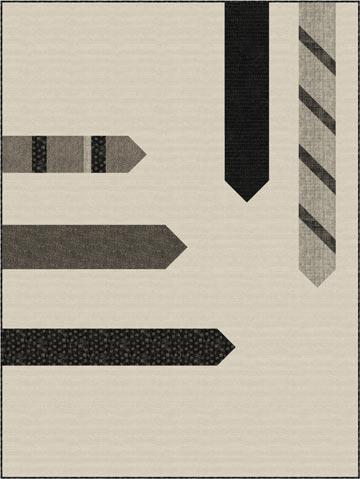 Tie Rack Quilt Pattern from Patch Work Studio