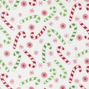 Snow Time Candy Cane Winter White by Me and My Sister Designs from Moda Fabrics