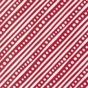 Snow Time Dotted Bias Stripe Poinsettia Red by Me and My Sister Designs from Moda Fabrics