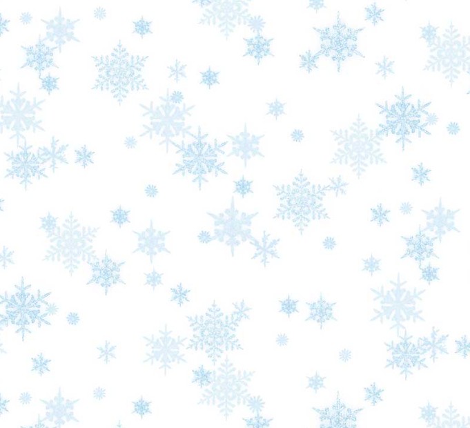 Snowfall Mini Snowflakes White/Light Blue by Laura Marshall from P&B Textiles
