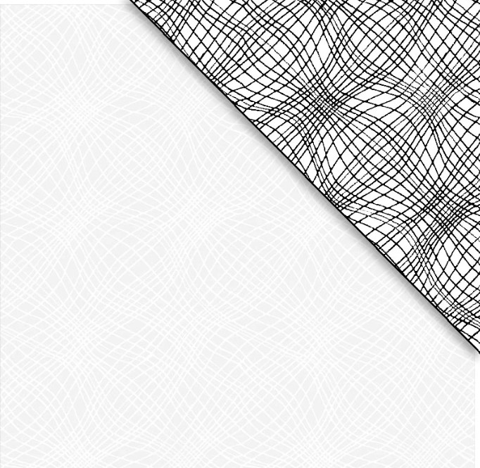 Ramblings 11 Mesh White on White 0771 from P&B Textiles