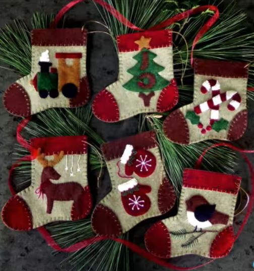 Warm Feet Ornaments by Rachel's of Greenfield