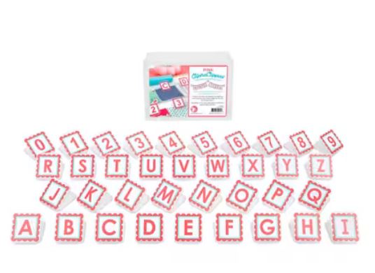 Pink AlphaClippies Specialty Marking Clips from It's Sew Emma