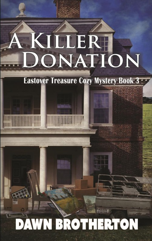 A Killer Donation Large Print by Dawn Brotherton