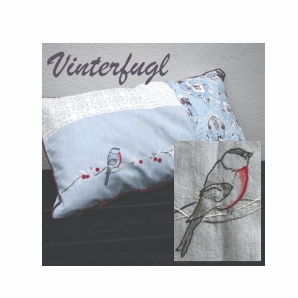 Winterbird Stitchery Cushion Pattern From Northern Quilts