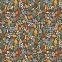 Woodland Way Foliage Brown by Beth Grove from Clothworks