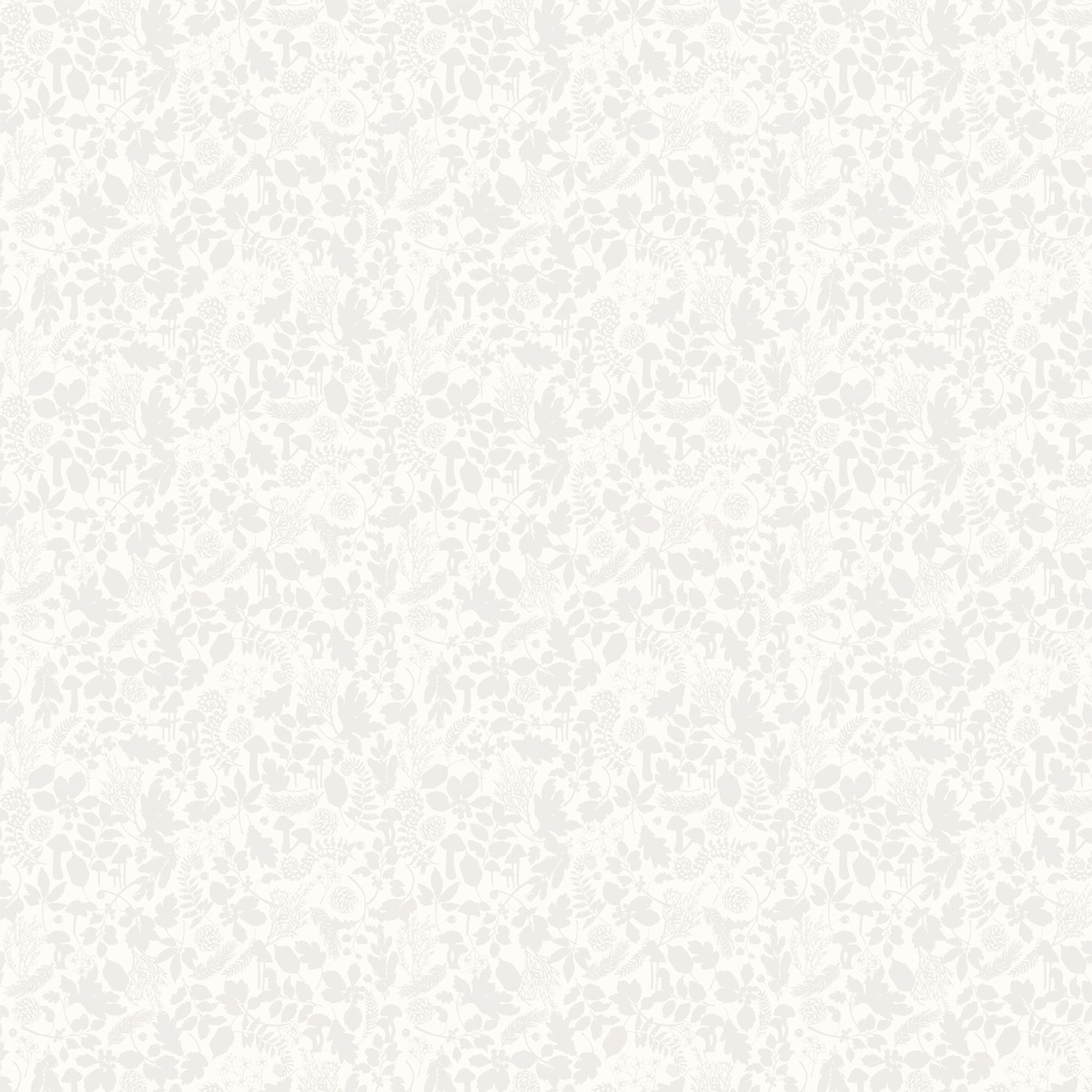 Woodland Way Tonal White by Beth Grove from Clothworks