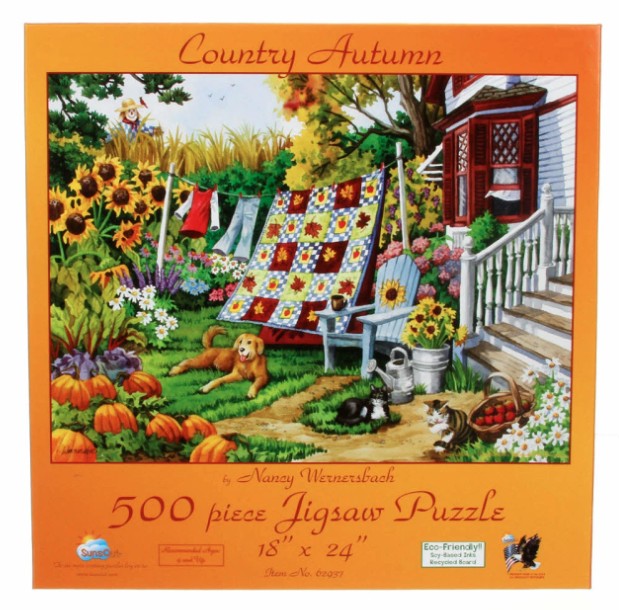Country Autumn 500 Piece Jigsaw Puzzle