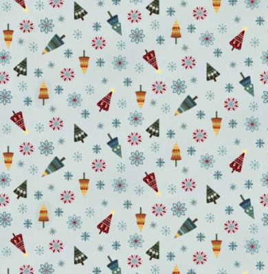 Snowy Night Quilt Backing Kit