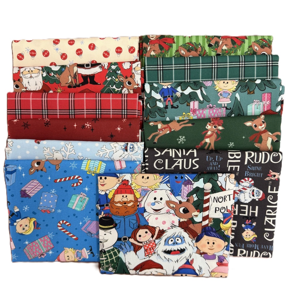 Rudolph the Red Nose Reindeer Fat Quarter Bundle