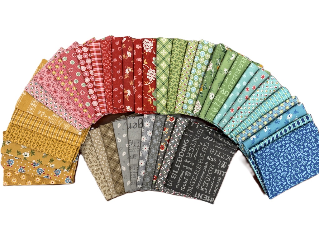 Hometown Holiday Fat Quarter Bundle by Lori Holt
