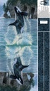 Naturescapes Voyage Orca Tote Bag Panel from Northcott Fabrics