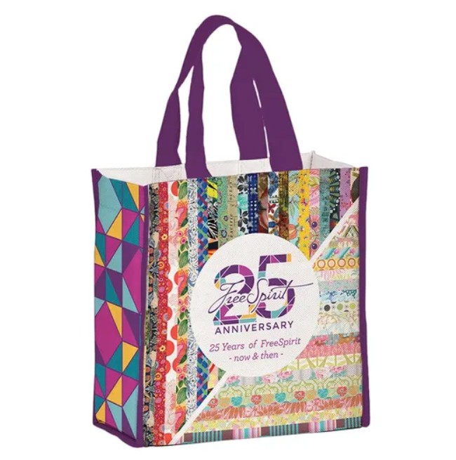 FreeSpirit Fabrics 25th Anniversary Tote Bag