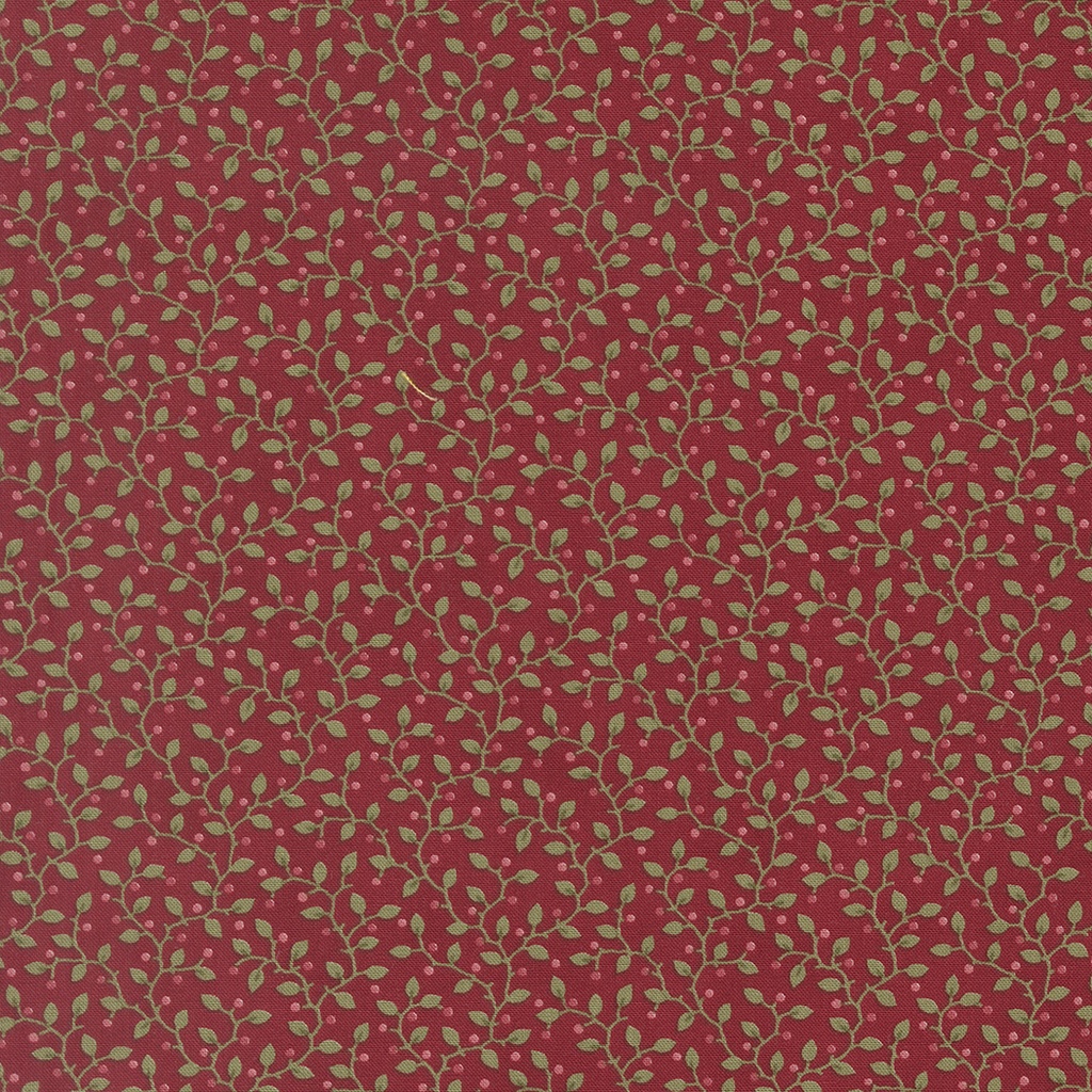 Candlelight Christmas Vine Berry Crimson by 3 Sisters from Moda Fabrics
