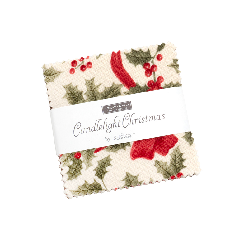 Candlelight Christmas Mini Charm Pack by 3 Sisters for Moda Fabrics