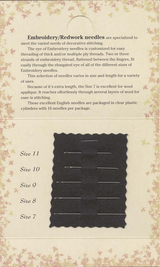 Foxglove Cottage Embroidery/Redwork Sampler 5 Count