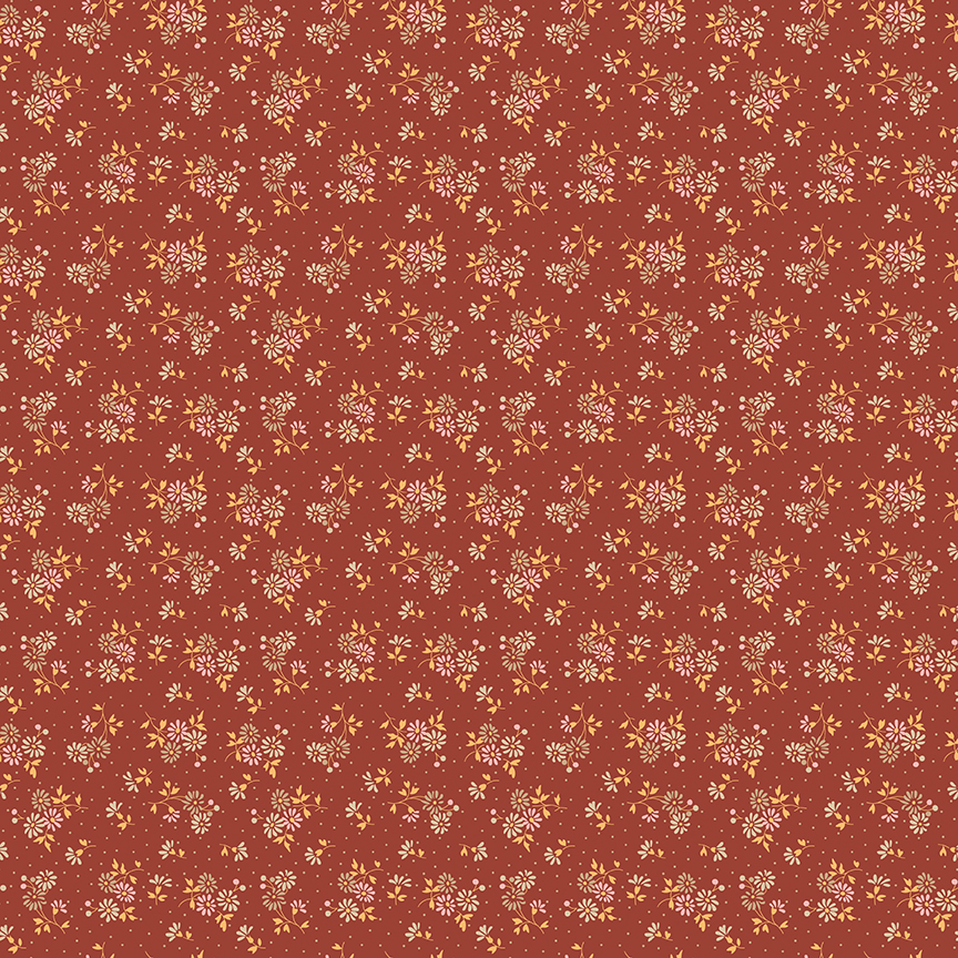 Baked With Love Blessings Terracotta by Lori Holt from Riley Blake Designs