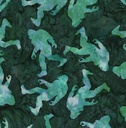 Big Foot Silhouette Hunter Batik from Hoffman Fabrics
