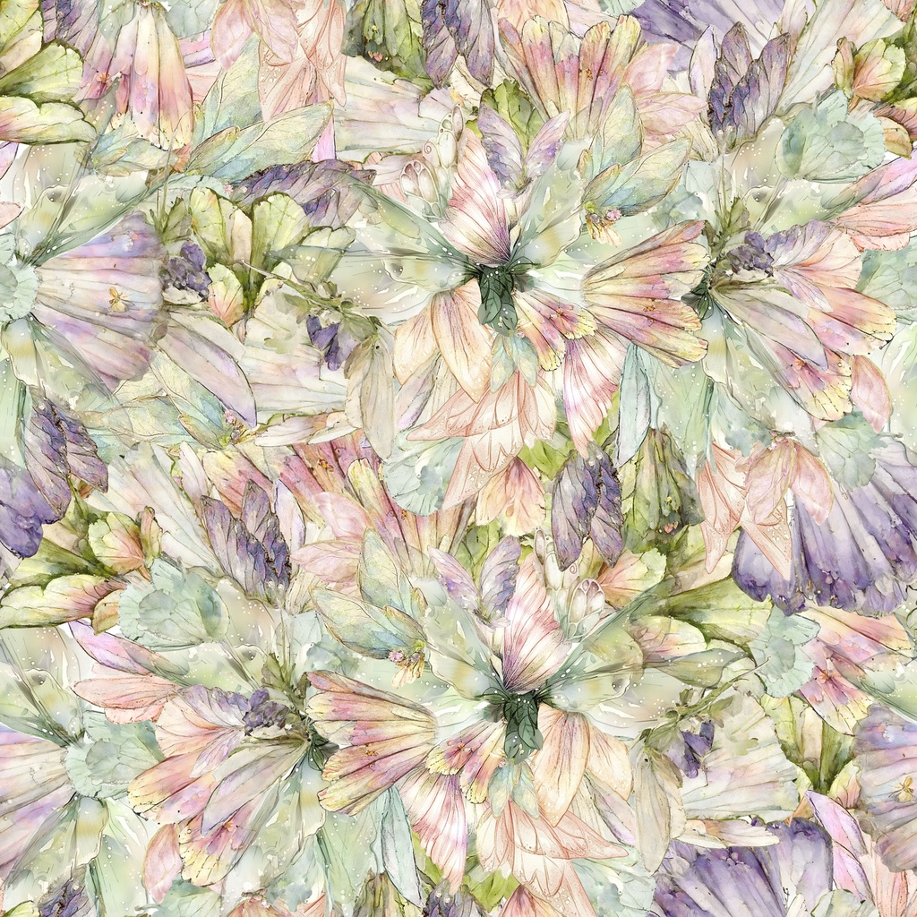 Fairy Boutique Fairies & Wishes Multi by Graphic 45 from White Owl Textiles