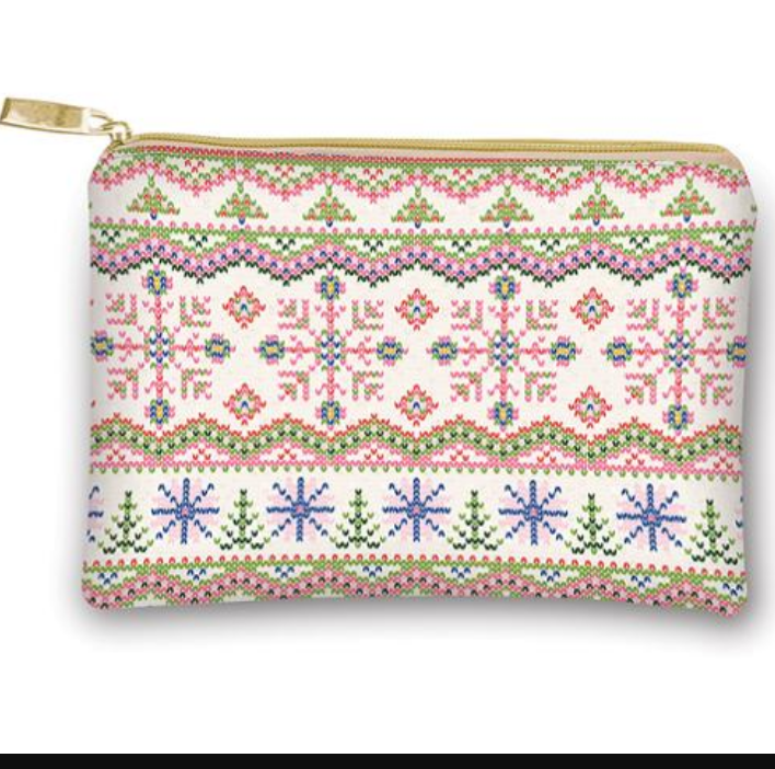 Bright Christmas Knit Glam Bag by Moda