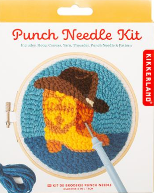 Western Punch Needle Kit by Kikkerland