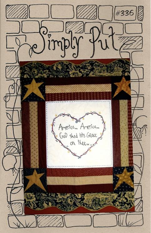 God Shed His Grace Quilt Pattern From Simply Put Plus