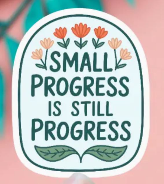 Small Progress Sticker