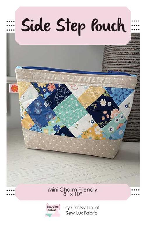 Side Step Pouch Pattern by Sew Lux Fabric