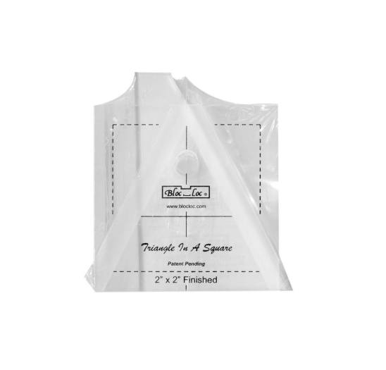 Bloc Loc Triangle in a Square 2" x 2" Ruler Set