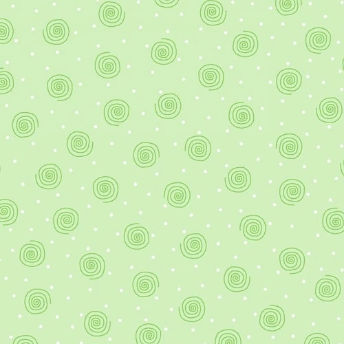 Comfy Flannel Swirls Lime Green from A. E. Nathan
