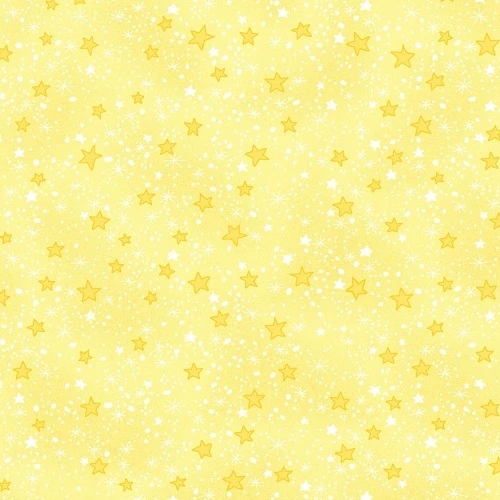 Comfy Flannel Mini Stars Yellow from A. E. Nathan