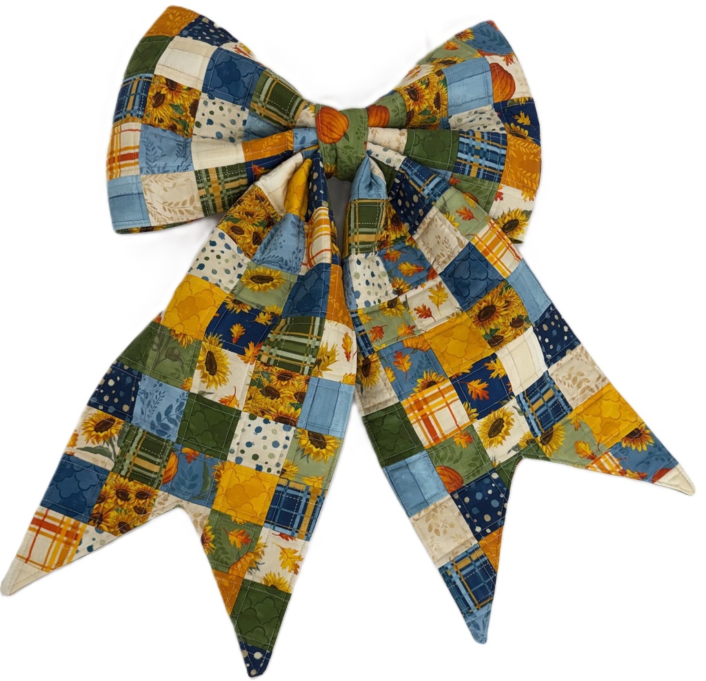 Patchwork Quilted Bow Harvest