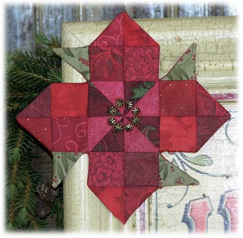  Espresso Ornament Poinsettia Kit from Happy Hollow Designs