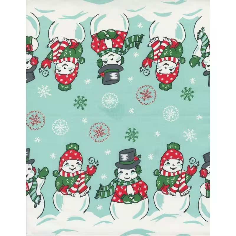 Classic Retro Holiday Toweling Snowy Snowman by Stacy Iest Hsu from Moda Fabrics
