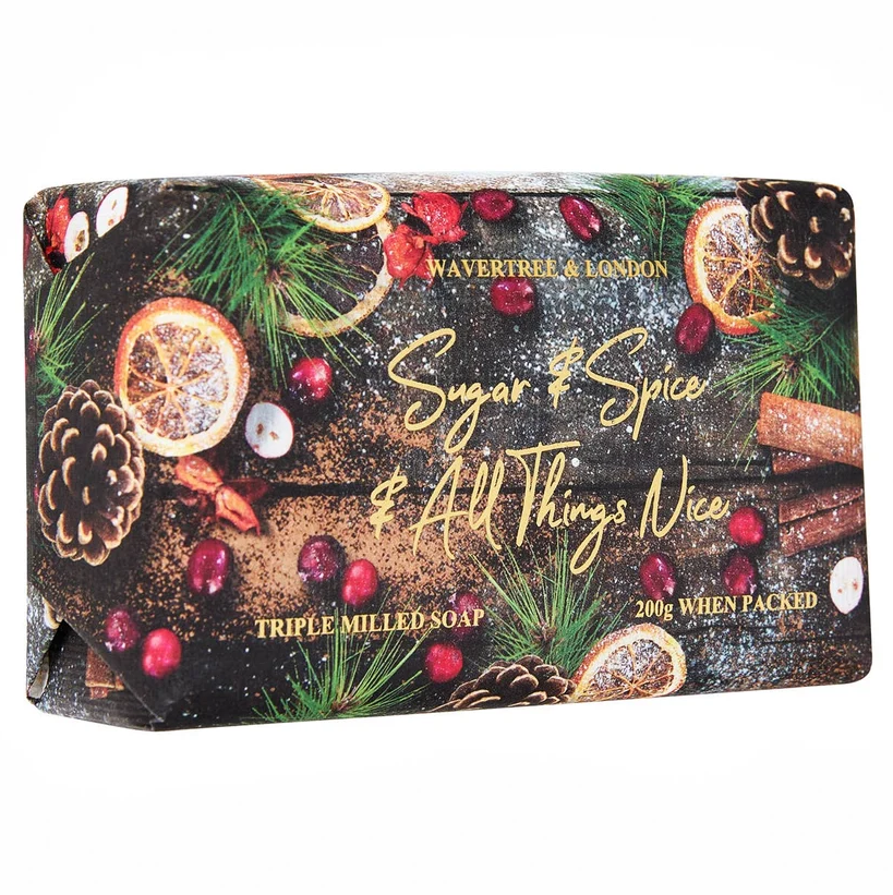 Sugar & Spice 7oz Soap Bar by Wavertree & London