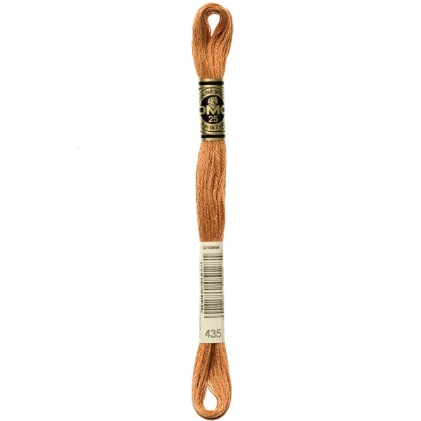 DMC Embroidery Floss Very Light Brown 435