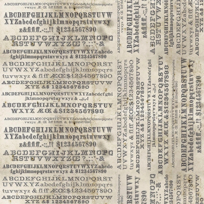 Typography Parchment by Tim Holtz from FreeSpirit Fabrics